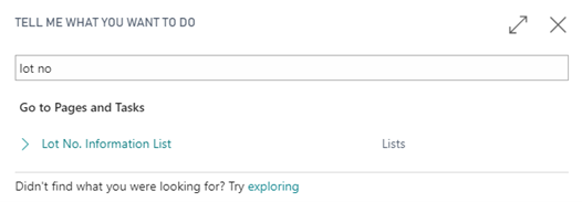 Search for Released Production Orders